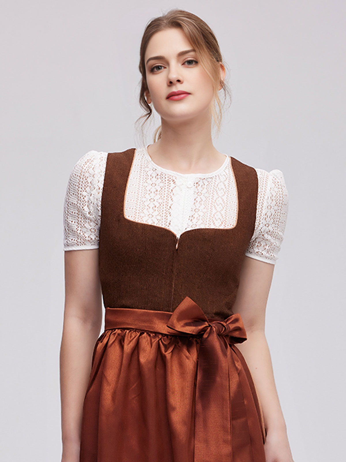 Dirndl Jeansblau in eleganter Ausführung