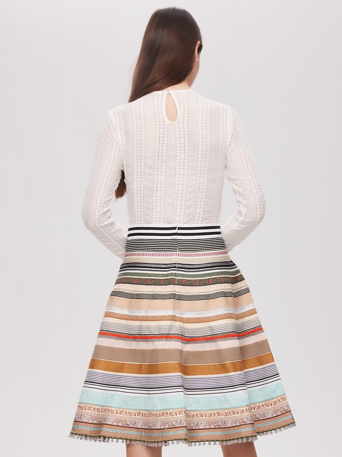 Dirndl mit gelber Bluse