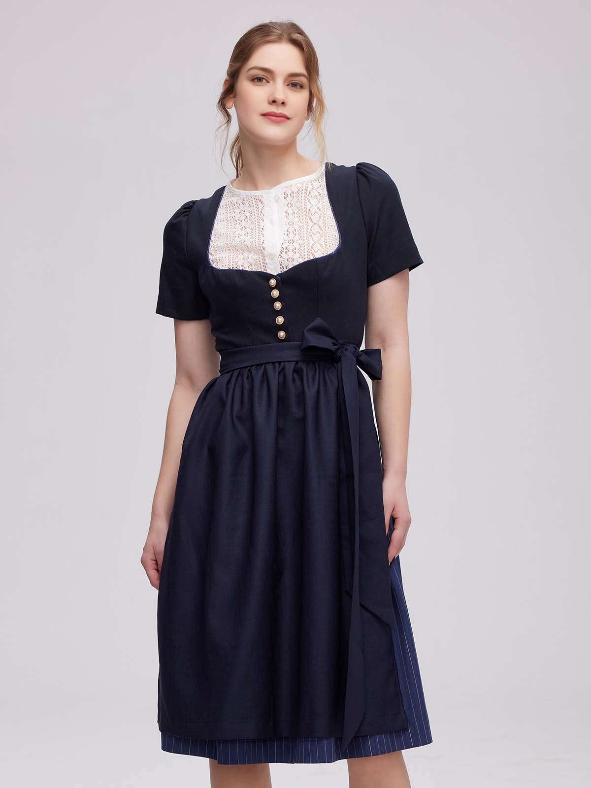 Dirndl in Beige – Eleganz und Tradition vereint