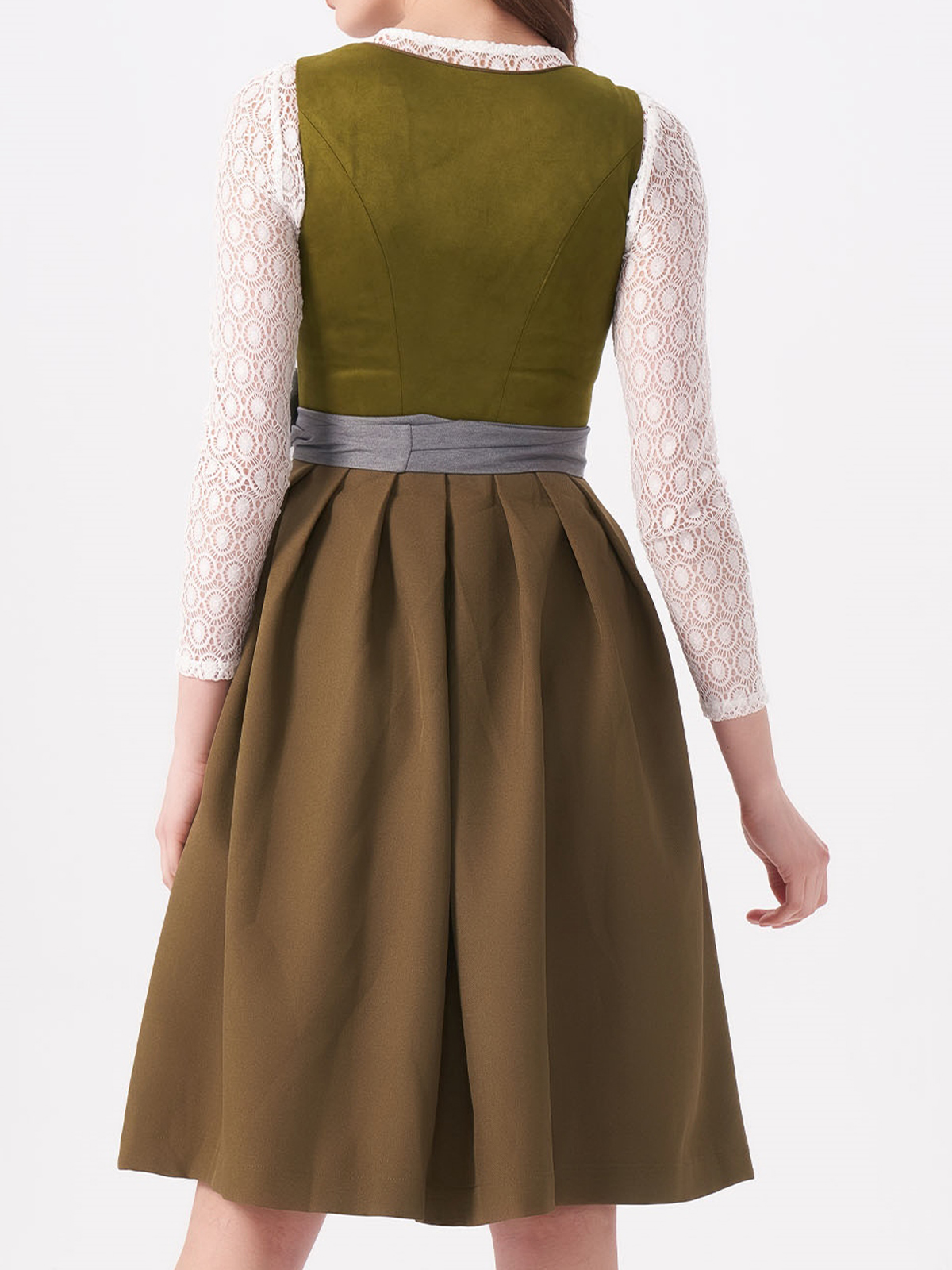 Dirndl in Dunkelrot